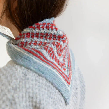 Biches & Bûches | Isla Shawl Kit | Le Petit Lambswool, Kit Name: Knit With Me, Knit the Isla Shawl with Le Petit Lambswool. This fun kit makes 2–3 kerchiefs & includes yarn + pattern—perfect UK knitting gift project., Knit With Me