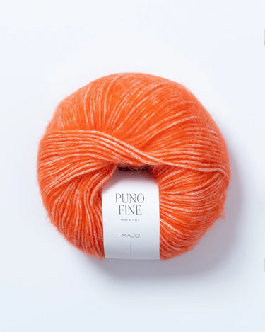 Puno Fine by Majo Garn | Luxurious Alpaca & Cotton Yarn, Colour: Grapefruit 305, Shop Puno Fine by Majo Garn—a luxurious blend of baby alpaca, merino, and cotton. Lightweight, soft, ethical, and perfect for delicate knitting projects, Knit With Me