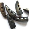 35mm Dark Horn Toggle Button (N1) in option at Knit With Me yarn shop