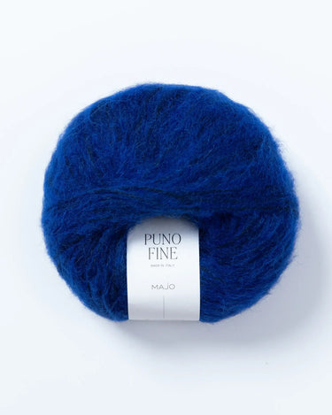 Puno Fine by Majo Garn | Luxurious Alpaca & Cotton Yarn, Colour: Sapphire 516, Shop Puno Fine by Majo Garn—a luxurious blend of baby alpaca, merino, and cotton. Lightweight, soft, ethical, and perfect for delicate knitting projects, Knit With Me