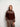 Woman wearing a brown knitted sweater from 52 Weeks of Sweaters collection