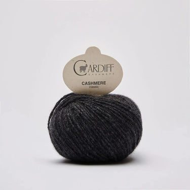 Cardiff Cashmere Classic,Colour: 520 ANThRACITE,Cardiff Cashmere Classic is a 100% pure cashmere hand-knitting yarn which feels like clouds of luxury! Classic can be used for a wide selection of projects ranging from simple accessories to more complicated