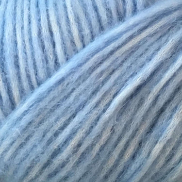 Camarose | Snefnug – Light, Soft Alpaca & Cotton Yarn, Color: 7389 DUE BLÅ, Express your colour style with Snefnug’s baby alpaca, cotton, and merino blend. Light, soft yarn for handknit sweaters, vests, and accessories., Knit With Me