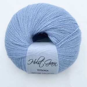 Holst Garn | Titicaca Yarn | Lace Weight Alpaca Wool, Colour: Arctic, Soft lace weight alpaca yarn—Titicaca is perfect for shawls, baby knits or as a carry-along. Ideal knitting wool UK with stunning colour range., Knit With Me