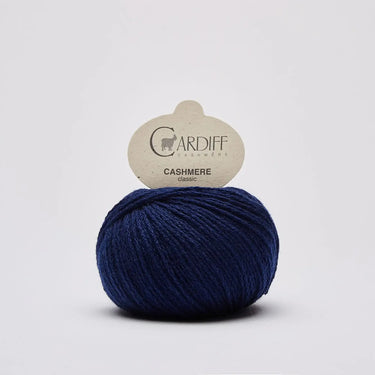 Ball of Cardiff Cashmere Classic yarn used in Sophie Scarf Kit