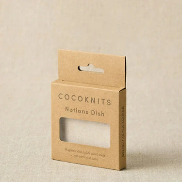 Cocoknits Magnetic Notions Dish packaging for organizing small metal tools like stitch markers and needles.