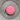 Pink Colourful Tape Measure in round case on textured surface