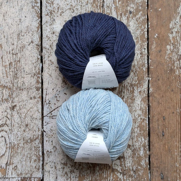 Wolfie Hat Kit | Colourwork Knitting Kit, Colour: Classic Kit 1 - Fusian/Poivre Blanc, Knitted hat kit, includes Ulysse Merino yarn and knitting pattern. A great knitting kit if you want to make your own wooly hat, a knitting hat kit at its best. , Knit W