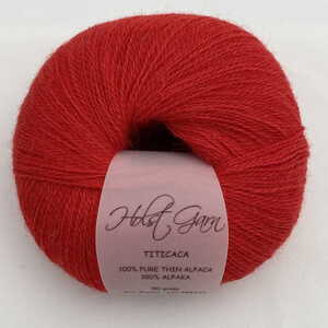 Holst Garn | Titicaca Yarn | Lace Weight Alpaca Wool, Colour: Fiesta, Soft lace weight alpaca yarn—Titicaca is perfect for shawls, baby knits or as a carry-along. Ideal knitting wool UK with stunning colour range., Knit With Me
