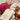 Festive Gift for Knitters: Close-up of yarn and gingerbread man sock kit components.