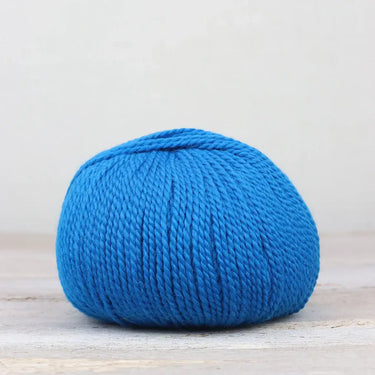 he Fibre Co. | &Make Aran | Highland Wool Alpaca Yarn, Color: Hyper Blue, &Make Aran yarn is made from Highland wool and alpaca. An aran weight yarn made from twisted 2-ply with bright colours and hardwearing yarn. A great &Make yarn, Knit With Me