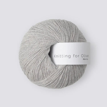Knitting For Olive | Merino | Fingering Weight, Color: Pearl Gray, Soft, breathable merino wool yarn for ethical knitwear. Fingering weight, non-mulesed & ideal knitting wool UK for layering & outdoor makes, Knit With Me