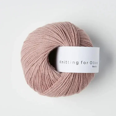 Knitting For Olive | Merino | Fingering Weight, Color: Dusty Rose, Soft, breathable merino wool yarn for ethical knitwear. Fingering weight, non-mulesed & ideal knitting wool UK for layering & outdoor makes, Knit With Me