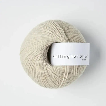 Knitting For Olive | Merino | Fingering Weight, Color: Marzipan, Soft, breathable merino wool yarn for ethical knitwear. Fingering weight, non-mulesed & ideal knitting wool UK for layering & outdoor makes, Knit With Me