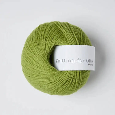 Knitting For Olive | Merino | Fingering Weight, Color: Pea Shoots, Soft, breathable merino wool yarn for ethical knitwear. Fingering weight, non-mulesed & ideal knitting wool UK for layering & outdoor makes, Knit With Me