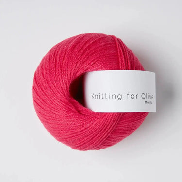 Knitting For Olive | Merino | Fingering Weight, Color: Pink Daisies, Soft, breathable merino wool yarn for ethical knitwear. Fingering weight, non-mulesed & ideal knitting wool UK for layering & outdoor makes, Knit With Me