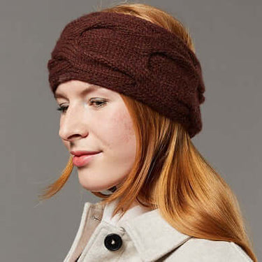 Ilma Kit with Lamana Como Grande, Color: 67T Mustard, This ear warmer, by the designers at Lamana, is just gorgeous! It is a super quick knit, so a great quick knit gift, or perfect if in need of a finished object quick hit! It's knitted back and forth an