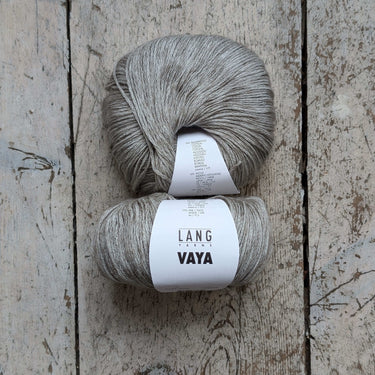 Vaya Yarn – Luxurious Cotton, Merino & Yak Blend by Lang, Color: Silver 23, Create light, beautiful garments with Vaya yarn. A soft blend of cotton, merino, and yak, ideal for summer knitting and crochet projects., Knit With Me
