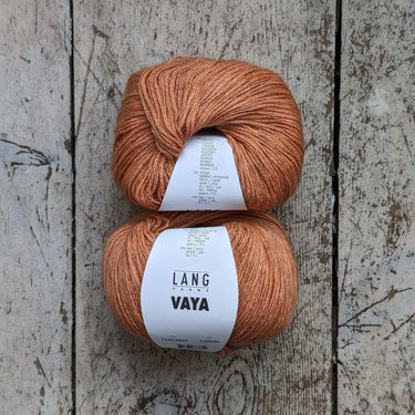 Vaya Yarn – Luxurious Cotton, Merino & Yak Blend by Lang, Color: Apricot 27, Create light, beautiful garments with Vaya yarn. A soft blend of cotton, merino, and yak, ideal for summer knitting and crochet projects., Knit With Me