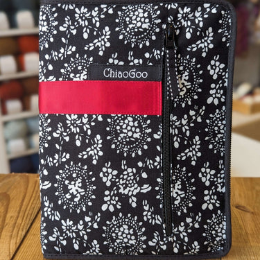 ChiaoGoo | Twist Interchangeable Set | Precision Steel Tips, Needle Length: 4", ChiaoGoo Twist Interchangeable Sets include smooth lace tips & memory-free red cables in a zip pouch—perfect for every project. Available in 4" & 5" sets., Knit With Me