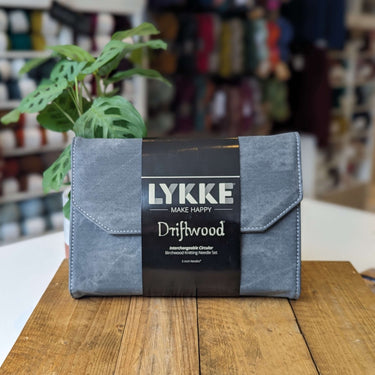 Lykke | Driftwood Interchangeable Needle Set, Needle Tip Length: 5", Craft flawless stitches with LYKKE Driftwood Interchangeable Needle Sets. Premium birchwood and smooth joins for effortless, joyful knitting, Knit With Me