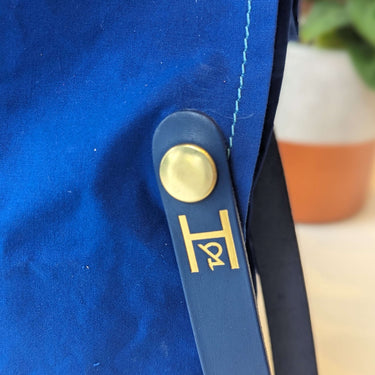 Hide & Hammer | Large 03 Project Bag | Premium Knitting Bag , Color: Tartan + Black Straps, This canvas and leather knitting bag perfectly combines form and function. Its internal pockets are great for a sweater but not so bulky that you lose a shawl., Kn