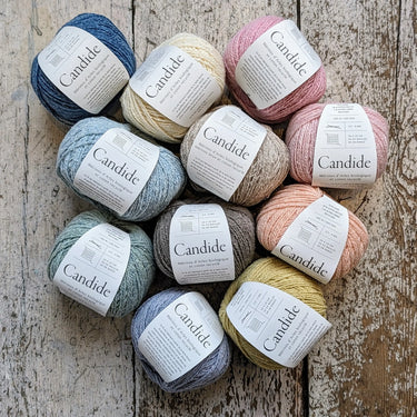 De Rerum Natura | Candide Yarn | Light Wool-Cotton Blend, Colour: Loutre, De Rerum Natura Candide is a soft wool-cotton blend yarn, perfect for spring knits. Naturally dyed, eco-friendly, and ideal for textured stitches. Shop now!, Knit With Me
