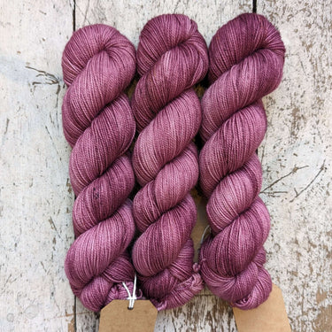 Knitting Shed | A&P Classic Sock 4ply | Merino Sock Yarn, Color: Hellebore, A hand-dyed 2-ply, fingering weight non, mulesed merino and nylon blend for beautifully soft and durable socks, hats and other accessories., Knit With Me