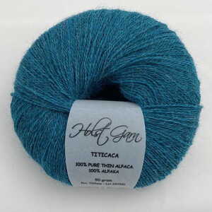 Holst Garn | Titicaca Yarn | Lace Weight Alpaca Wool, Colour: Tiffany, Soft lace weight alpaca yarn—Titicaca is perfect for shawls, baby knits or as a carry-along. Ideal knitting wool UK with stunning colour range., Knit With Me