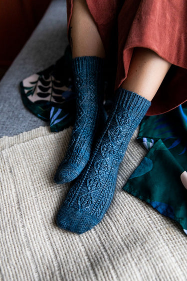 Laine | 52 Weeks of Socks Vol. II | Colourful Sock Knits, , Discover 52 sock patterns in Laine’s vibrant sequel. From lace to beads, explore styles for every level. A must-have book for every sock knitting lover., Knit With Me