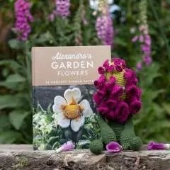 TOFT | Alexandra’s Garden Flowers Book | 30 Crochet Patterns, , Crochet 30 seasonal flowers with TOFT’s Alexandra’s Garden book. Includes patterns, tips & stunning photos—perfect UK gift for crafters., Knit With Me