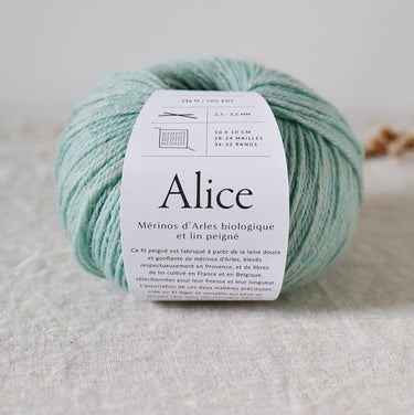 Alice by De Rerum Natura in ondine colour at Knit With Me yarn shop