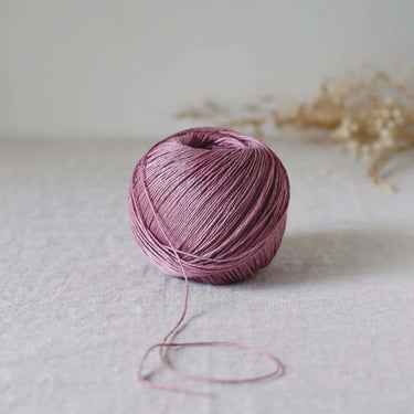 De Rerum Natura | Antigone Yarn | Silky Linen for Summer, Colour: Hellebore, De Rerum Natura Antigone is 100% linen yarn with a silky, cool feel. Perfect for summer knits like tops and cardigans. Naturally grown flax. Shop eco yarns now, Knit With Me