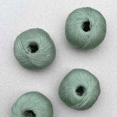 Arctic Pearl by Pascuali, colour: Agave 16,Arctic Pearl is a luxurious vegan yarn made from 100% Lyocell (SEACELL). Soft, skin-friendly, eco-conscious & machine washable. Perfect for sensitive skin