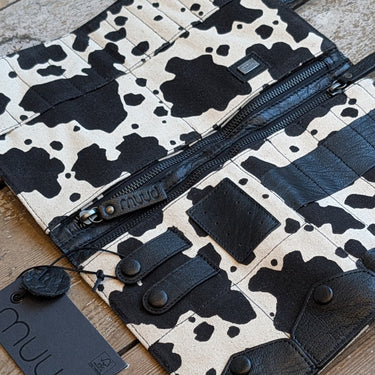 Billie Needle Case | muud premium knitting accessories in Cow print option at Knit With Me yarn shop