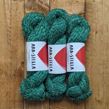 Ara Stella | BonBon | 100% British Lambswool Yarn, Color: Botanical Garden, Ara Stella BonBon a soft and durable 100% lambswool yarn, loved by luxury fashion houses. British-spun and hand-twisted in England, perfect for heirloom knits, Knit With Me