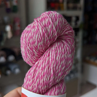 Ara Stella | BonBon | 100% British Lambswool Yarn, Color: Tulip, Ara Stella BonBon a soft and durable 100% lambswool yarn, loved by luxury fashion houses. British-spun and hand-twisted in England, perfect for heirloom knits, Knit With Me