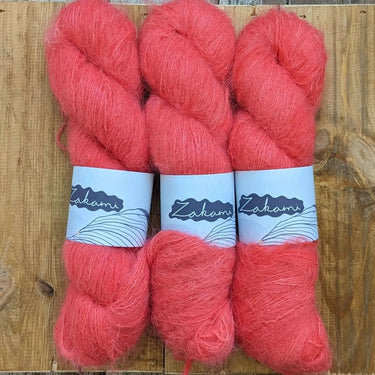 Zakami | Brushed Suri Alpaca | 100% Brushed Suri Alpaca | Fingering Yarn, Colour: Healing Symphony, Dreamy 100% Brushed Suri Alpaca is incredibly soft and light in a very different way to Silk Mohair. It can absolutely be used on it's own as a fingering w