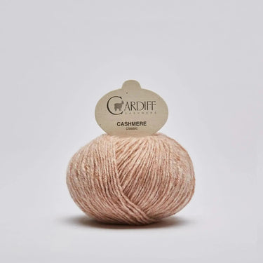 Cardiff Cashmere Classic | Sport / DK Yarn yarn ball in 311 Dancing colour with simple background