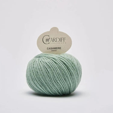 Cardiff Cashmere Classic | Sport / DK Yarn yarn ball in 591 RUNNER colour with simple background