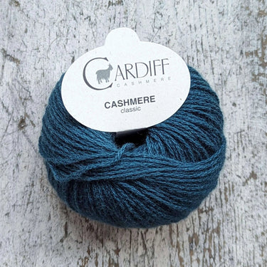 Cardiff Cashmere Classic | Sport / DK Yarn yarn ball in 649 OTTOMAN colour with simple background