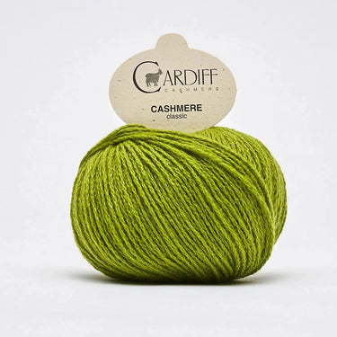 Cardiff Cashmere Classic | Sport / DK Yarn yarn ball in 725 Niwa colour with simple background