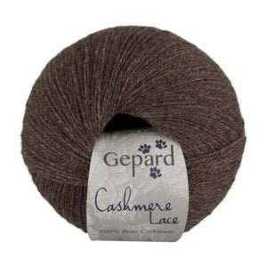 Cashmere Lace by Gepard | 100% luxurious cashmere in 185 Hazel option at Knit With Me yarn shop