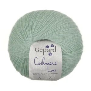 Cashmere Lace by Gepard | 100% luxurious cashmere in 818 Sage option at Knit With Me yarn shop