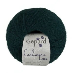 Cashmere Lace by Gepard | 100% luxurious cashmere in 882 Green option at Knit With Me yarn shop