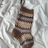Celeste Christmas Stocking | PetiteKnit | Printed Pattern in option at Knit With Me yarn shop