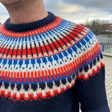 Celeste Sweater Man | PetiteKnit | Printed Pattern in option at Knit With Me yarn shop