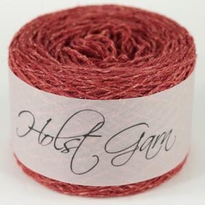 Holst Garn | Tides Yarn | Wool Silk Tweed Blend, Colour: Chianti, Tweed-effect yarn in wool & silk—Tides is soft, drapey & ideal knitting wool UK for garments, lace & crochet. Blooms beautifully after washing., Knit With Me