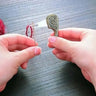 Clover Antique Yarn Threader | Easy Yarn Needle Threading, , Save time and frustration with the Clover Antique Yarn Threader. A compact, foldable tool that’s both practical and beautifully designed., Knit With Me