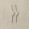 Cocoknits | Curved Cable Needle | 2.5mm Steel Set, , Set of 2 sleek 2.5mm curved cable needles by Cocoknits. Made from nickel-plated steel for smooth stitching & secure hold, Knit With Me